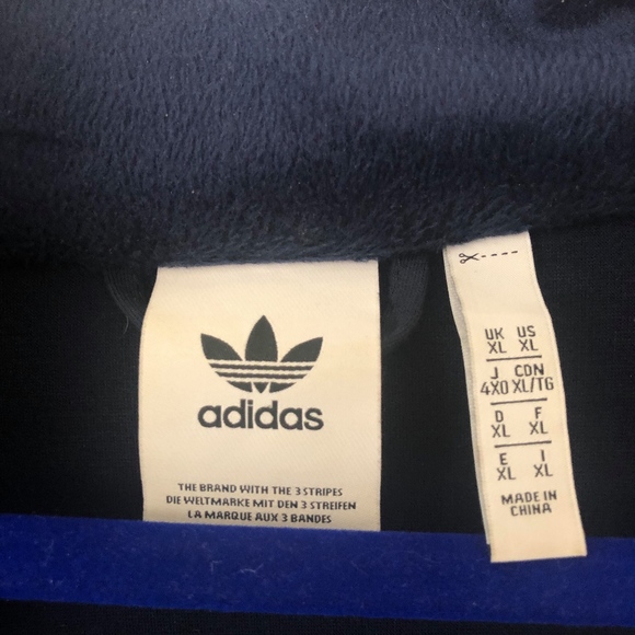 Adidas Velour oversized track jacket XL - Picture 7 of 7
